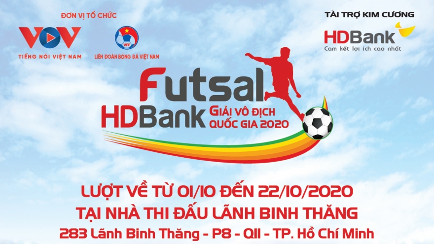 Lịch thi đấu lượt về giải Futsal HDBank VĐQG 2020